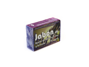 JABÓN DE ACEITE DE OLIVA VIRGEN EXTRA Y LAVANDA